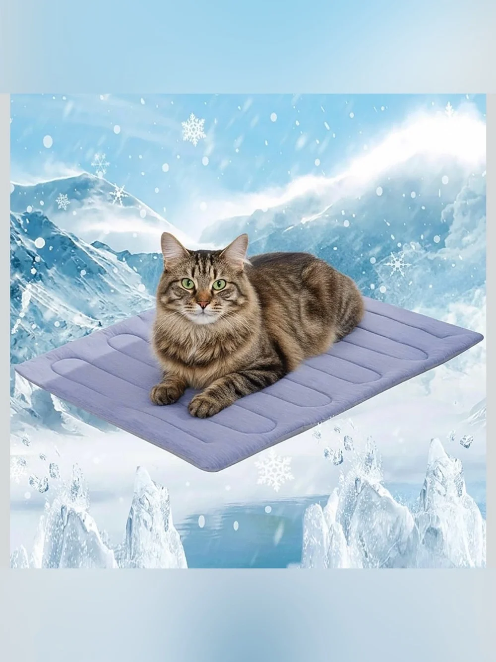 MARUNDA Dog Cooling Mat, No Need to Freeze Or Refrigerate This Cool Pet Pad Cat